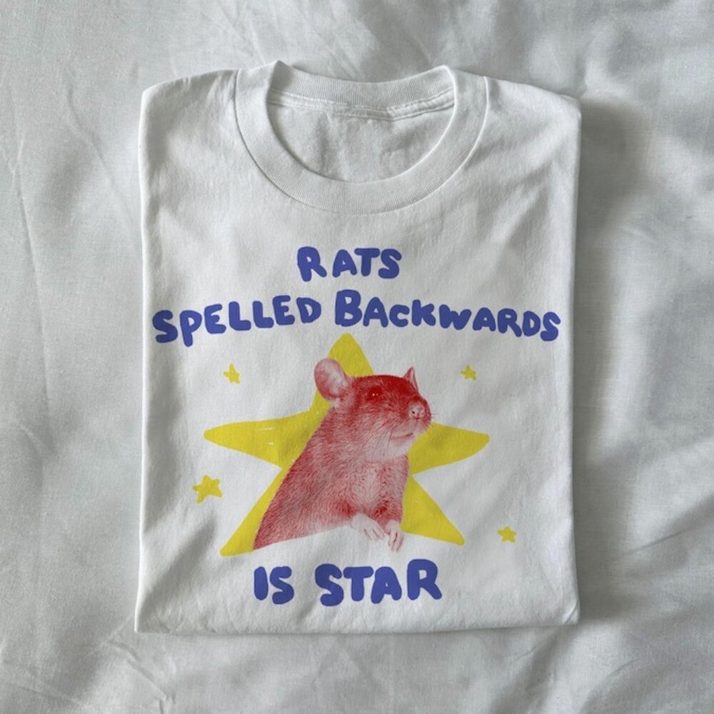 Unisex Rat T-shirt, Funny Animal T-shirt, Rat Gift